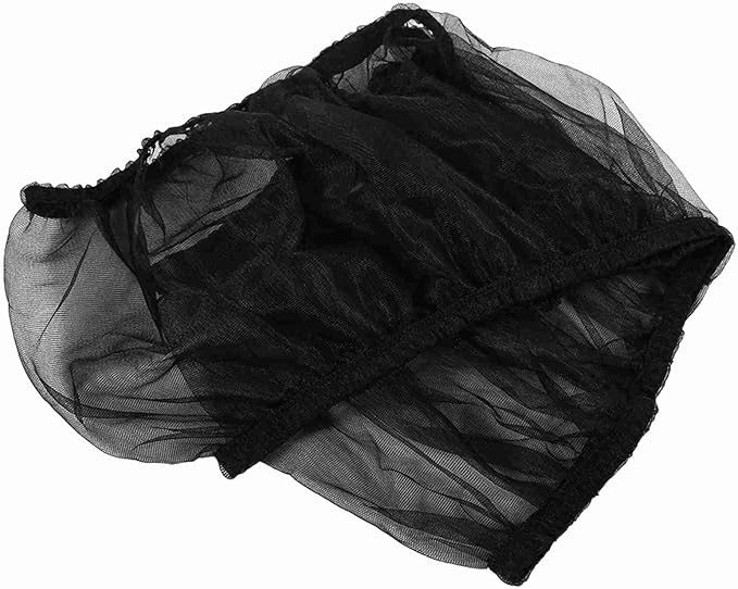 POCREATION Bird Cage Seed Catcher, Nylon Mesh Net Cover, Ventilated Shell Skirt, Large Size