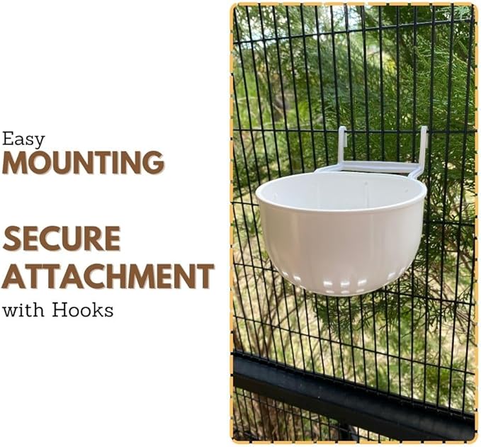 Canary Nest Plastic Hollow Hanging, 2pcs of Durable and Comfortable Bird Nesting Solution for Small Birds, Ideal for Goldfinches, Finches, and Greenfinches Breeding, Cage Accessory