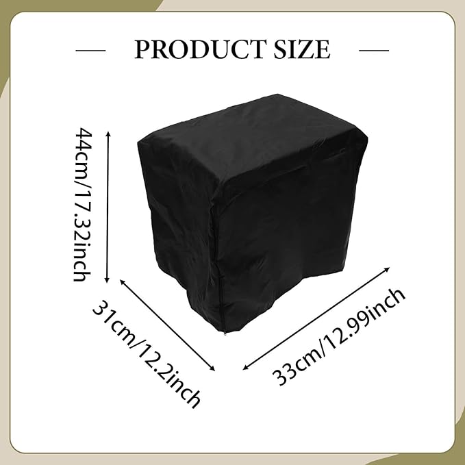 Bird Cage Cover Dustproof Breathable Shading Cloth Protection Portable Blackout Birdcage Cover for Parakeets Conures Supplies, 33 cmx31 cmx44 cm
