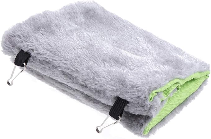 POPETPOP Bird Bed - Plush Snuggle Bird Hammock Hanging Snuggle Cave Happy Hut Bird Parrot Hideaway Bird Sleeping Tent