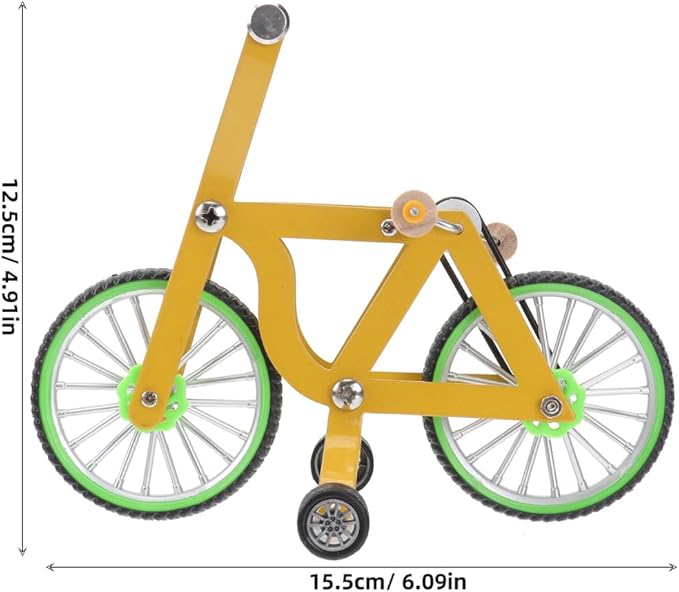 Parrot Bike Toy 6.10In Educational Bird Training Toy Interactive Bicycle for Parrot Intelligence and Exercise