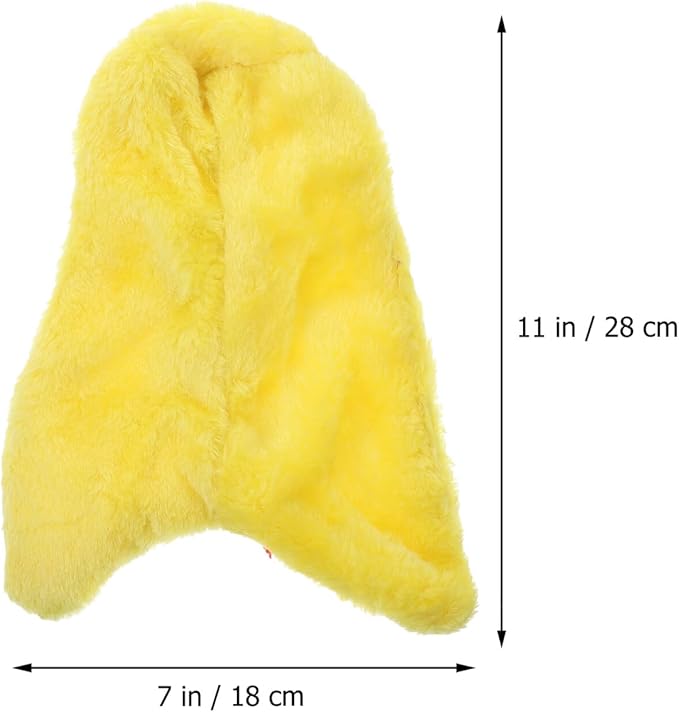 FOMIYES 1pc Cozy Fleece Bird Blanket for Parrots Warm Snuggle Hut Bed Hammock Toy Easy to Install Removable and Convenient for Cage for Parakeets Cockatiels and Lovebirds Lemon
