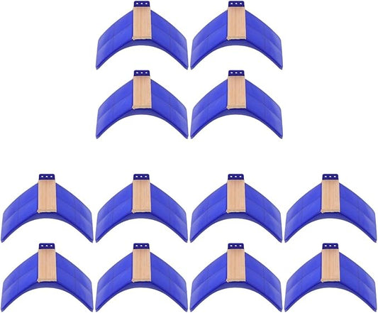 Mipcase Plastic Pigeon Perch Stand 12-Pack Solid Wood Bird Rest Frames Lightweight Bird Dwelling Rack for Home Cage Accessories