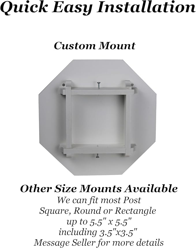 Wild Bird Feeder Solid Cellular PVC Patina Copper Roof (F8V) Made in the USA (Custom Mount)