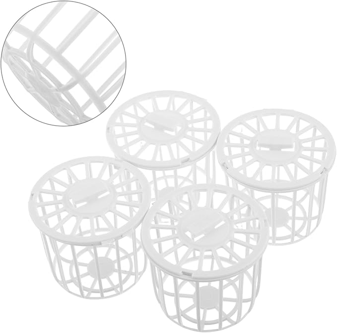 Bird Cage Accessories 4pcs Finch Canary Cage Nesting Baskets Made of Bird Nest Material