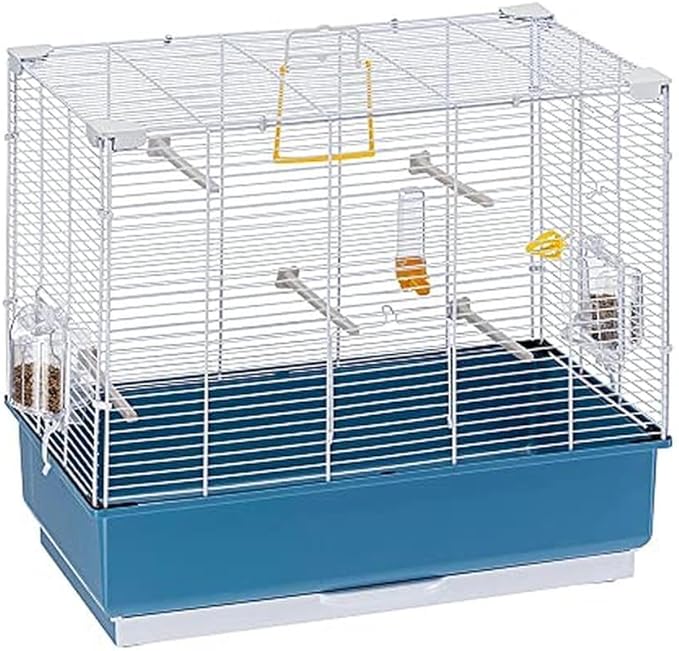 Ferplast Bird Cage Canaries Cage Piano 4, Complete with Accessories, 59 x 33 xh 55 cm
