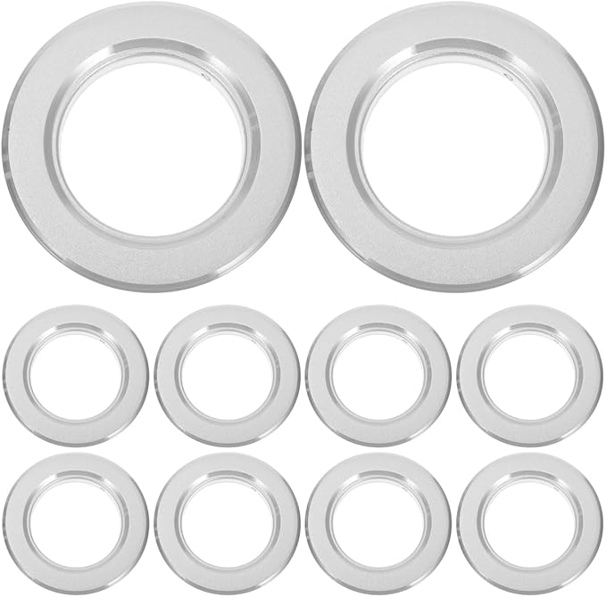 FOMIYES 10Pcs Stainless Steel Parrot Nest Box Anti-Bite Rings Birdhouse Hole Guards for Bird Cage Accessories and Breeding Boxes