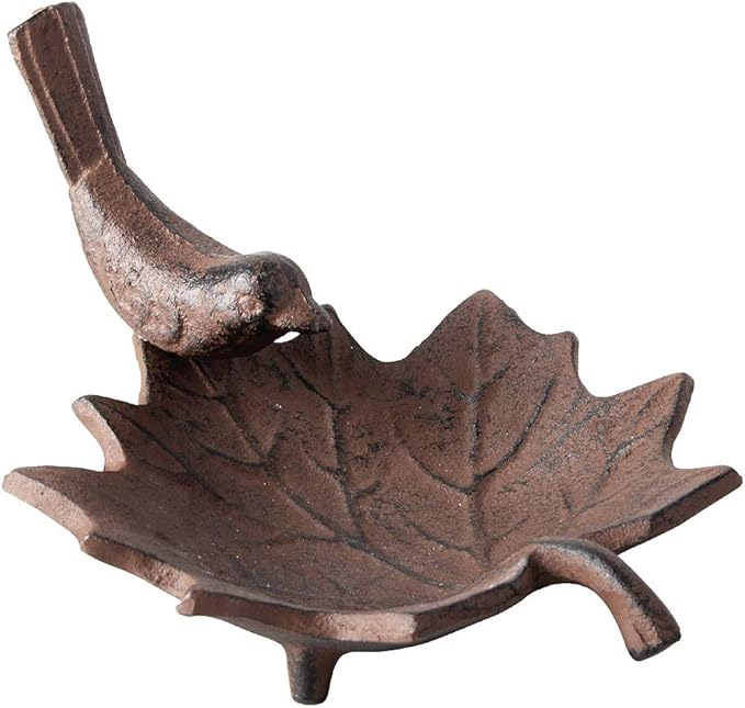 Esschert Design FB152 Cast Iron Birdbath, Small , Brown , 3.5"H