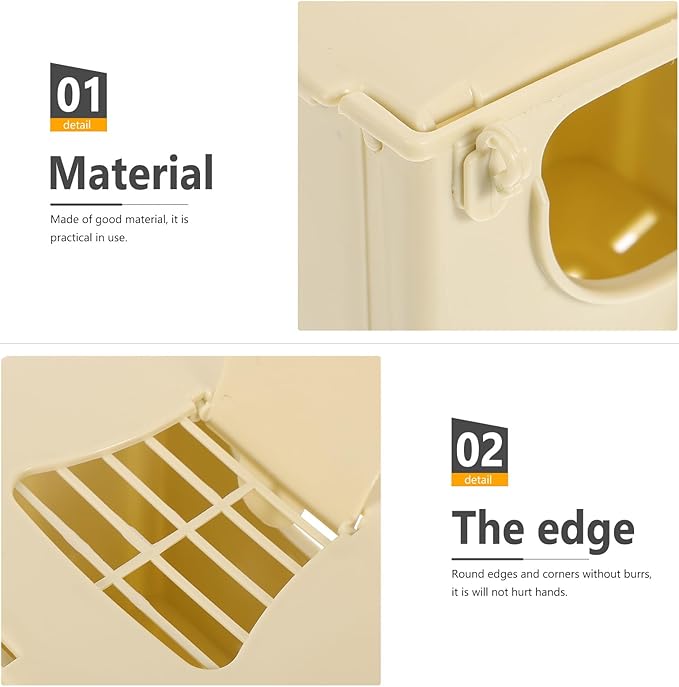 Zerodeko 4-Pack Bird Breeding Boxes Hanging Nesting Houses for Small Birds Finches Sparrows Parakeets Lovebirds with Easy Clean Design and Durable Construction 5.11X5.11X3.93 Inches