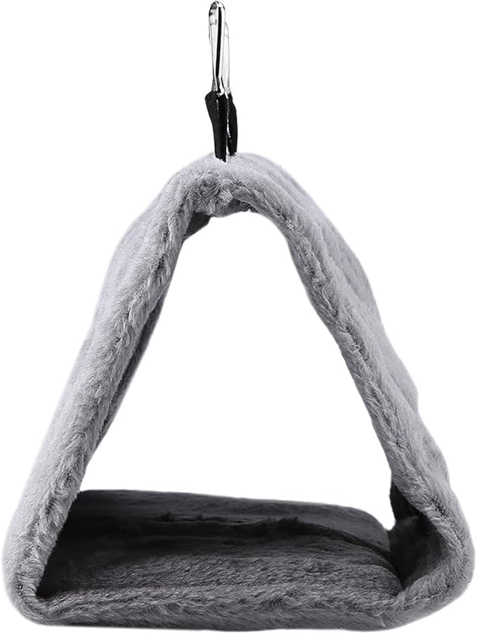 Bird Bed for Cage, Bird House Winter Warm Bird Bed for Cage Hanging Bird Hammock Soft Plush Snuggle Hut Tent, for Budgie Parakeet Cockatiel Conure Lovebird (S)