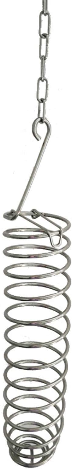 Stainless Steel Bird Hanging Feeder Chicken Hen Food Holder Skewer Foraging Toy Wild Bird Feeder