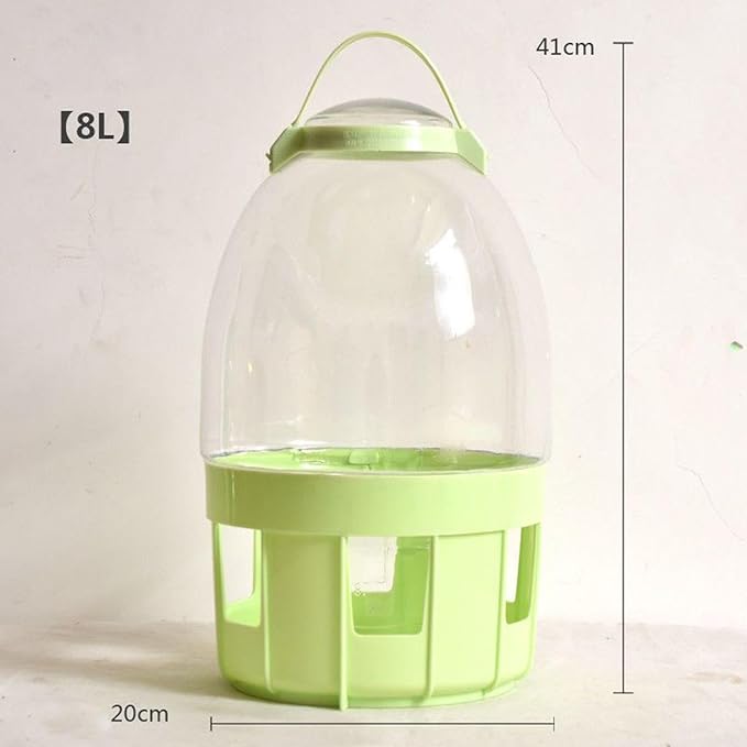 Pigeon Water Dispenser Feeder Bird Drinker Waterer,Automatic,Drinker Bottle,Pet Water Pot Container for Duck Parakeet, 10L