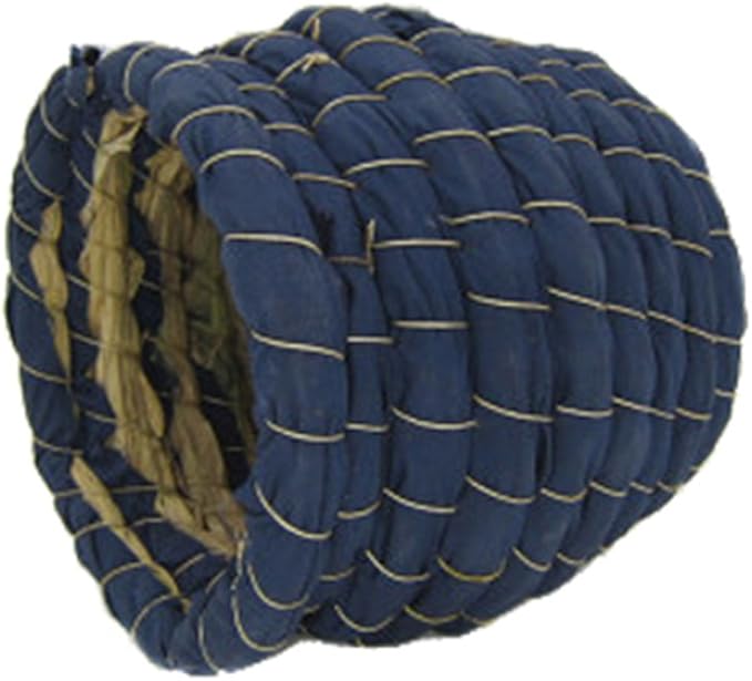 YJJKJ Pet Products Bird Nest Handwoven Straw House for Parakeets Cockatiels Parrot Budgie Or Small Pet (L, Blue)