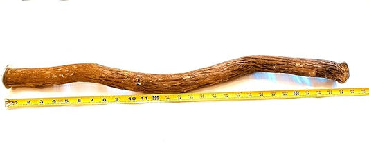 Polly's Full Length Hardwood Cage Perch for Parakeets, Cockatiels, Cockatoos, Macaws, and Other Birds (28")