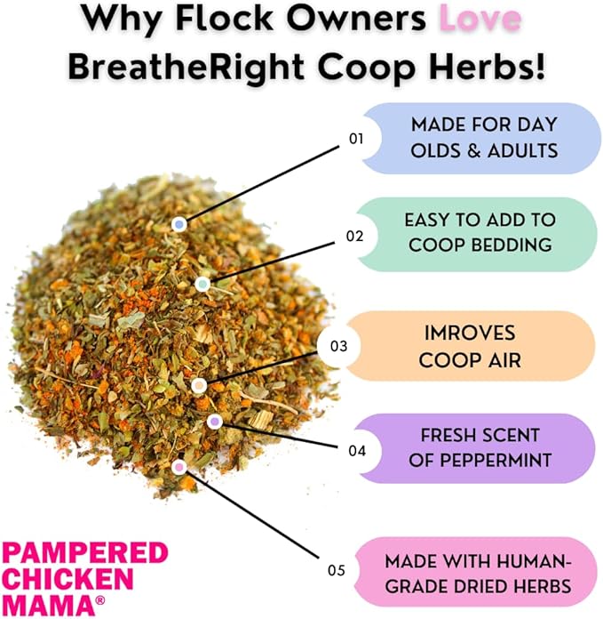 BreatheRight Chicken Coop Herbs for Hens (4.25 Pounds)