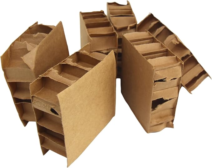 Bonka Bird Toys 2293 Pk6 3.50" Cardboard Squares Parrot Foot Talon Cage Toy, Amazon, African Grey, Conure, and Similar