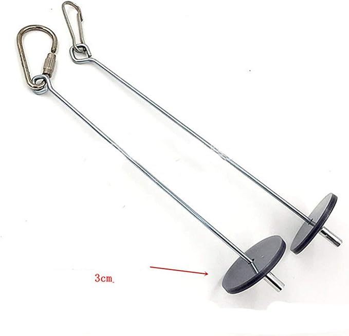 Sevenfly 1Pcs Bird Food Holder Stainless Steel Veggies Fruit Skewer Holder Hanging Bird Treat Feeder Vegetable Stick Holder Tool Foraging Toy for Parrot
