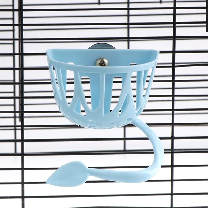2 Pack Bird Feeder Parrot Vegetable and Fruit Feeding Rack Multipurpose Bird Feeding Cup Hanging Bird Cage Bowl Bird Daily Necessities for Parrot Birds Budgie Cockatiel