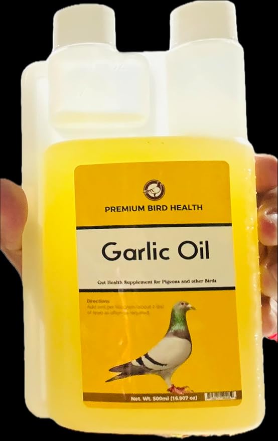 Garlic Oil Premium Quality Oil for Pigeons Aceite de AJO para Palomas 16oz