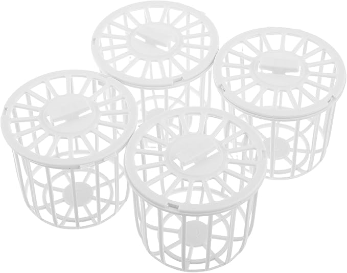 4Pcs Plastic Bird Nest Box 2.95X2.95X2.36In for Finch Canary Breeding Cage Nesting Material Storage Basket for Small Birds Parrot Accessories