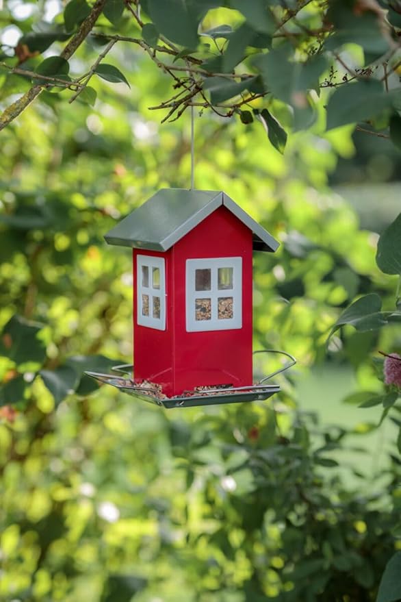 Trixie Bird Feeder Red/Silver 19 × 20 × 19 cm 1 L