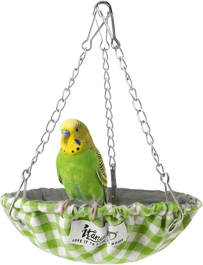 Hanging Bird Bed for Parakeet Bird Bed for Cage Waterproof Birds Hammock Swing Nest Parakeet Beds Nest for Conures Budgies Lovebirds Canary Finch Small Parrots