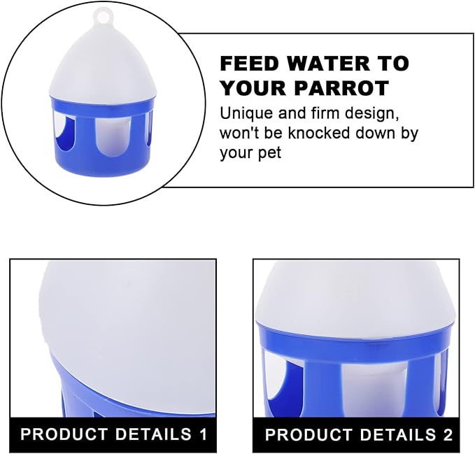 Mipcase of 2 Pigeon Water Feeder Bird Water Drinker Pigeon Drinker Plastic Feeder Dispenser
