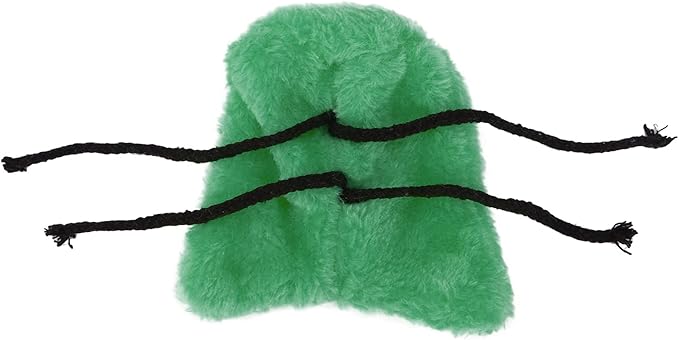 Parrot Warm Plush Fleece Bird Blanket Cuddle Nest Sleeping Nest Birds Cage Hanging Bed House for Parakeet Cockatiel(S Green)