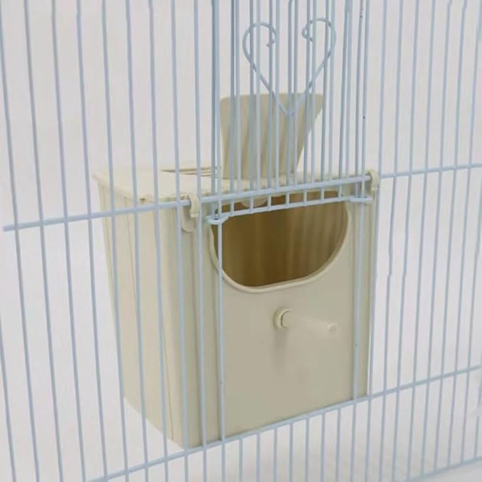 Alipis Bird Breeding Box 3-Pack Hanging Plastic Nesting Box for Parakeets Finches Indoor Outdoor Garden Bird Nesting House