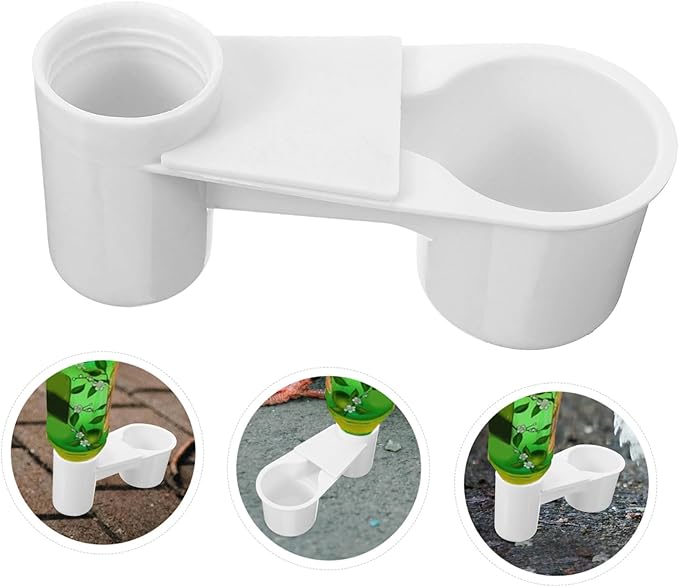 COLLBATH Multi-Purpose Bird Water Cup Cage Accessory for Rabbits Hamsters Parrots Pigeons Easy to Use Install
