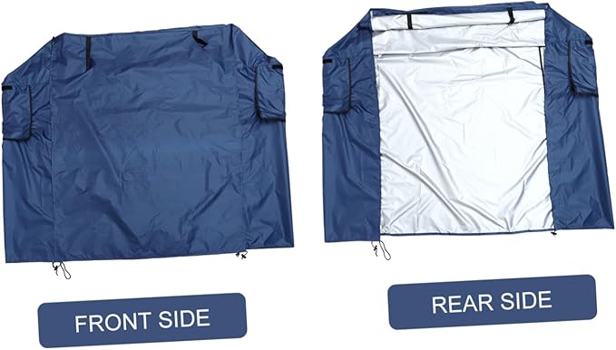 MERRYHAPY Outdoor Bird Cage Cover UV Sun Rain Protection for Parrots and Animals Lightweight Blue Dustproof Shield with Design for Use