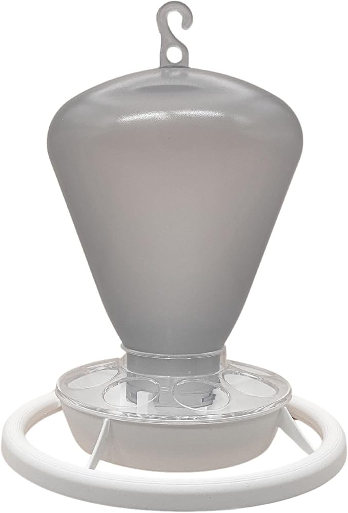 2GR Automatic Bird Feeder and Water Dispenser – Versatile Outdoor & Indoor Cage Feeder, Easy to Refill, Drainage System, Durable Plastic Design, Large Capacity