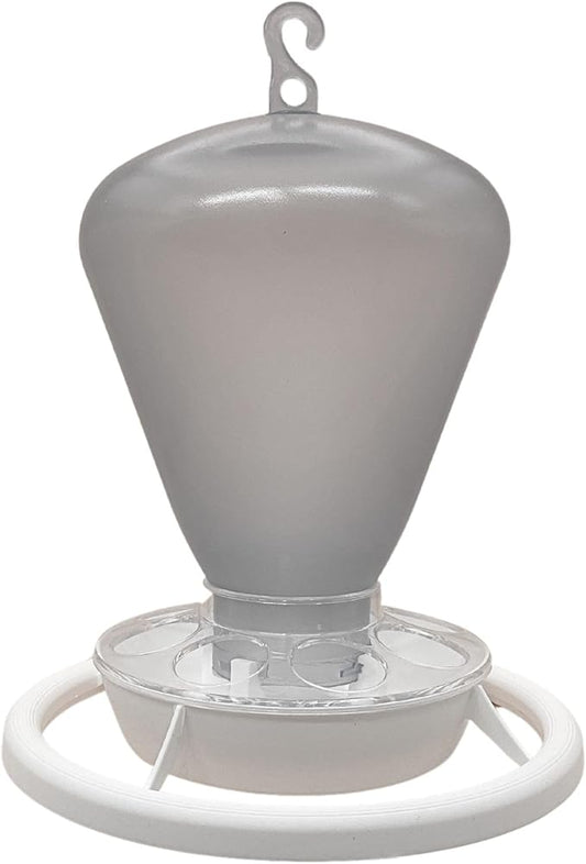 2GR Automatic Bird Feeder and Water Dispenser – Versatile Outdoor & Indoor Cage Feeder, Easy to Refill, Drainage System, Durable Plastic Design, Large Capacity