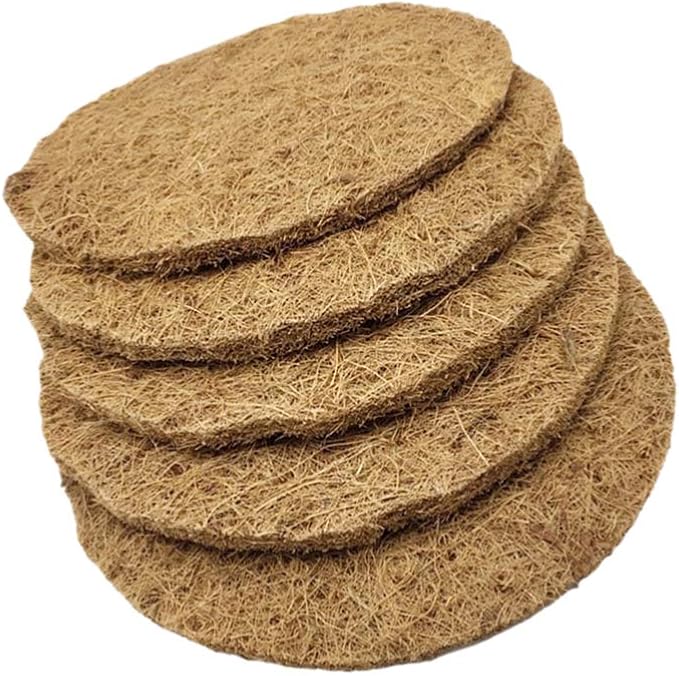 POPETPOP 10pcs Pigeon Nest Pads Coconut Cushion for Pigeon Eggs and Birds Warm Nesting Material for Shops Factories and Zoos