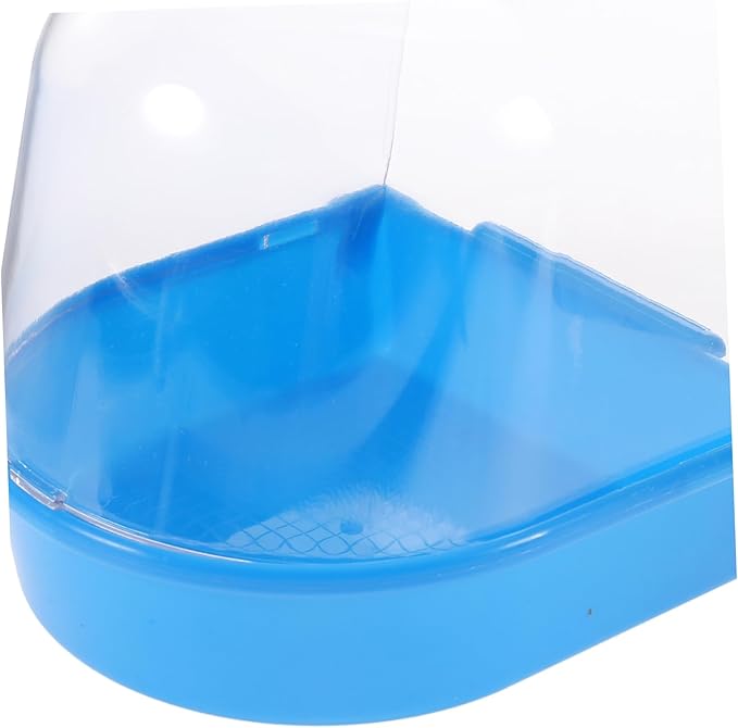 HANABASS Creative Parrot Bath Box Small Bird Shower Container for Bird Cage Accessories Material Safe and Practical Design