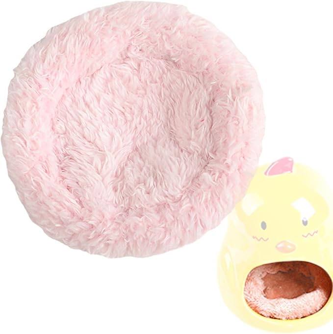 Bird Cotton Nest, 4.33in Bird Sleeping Tool with Thickened Edge Shell Parrot Warm Nest Mat Warm Pad for Lovebirds, Budgies, Parakeets, Cockatiels Medium Size Bird Accessories