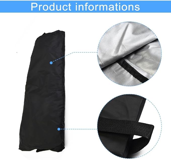 2 Sizes Black Birdcage Cover With UV for PROTECTION, Bird Cage Cover For Pets' Good Night Easy Installation And Removal(M)