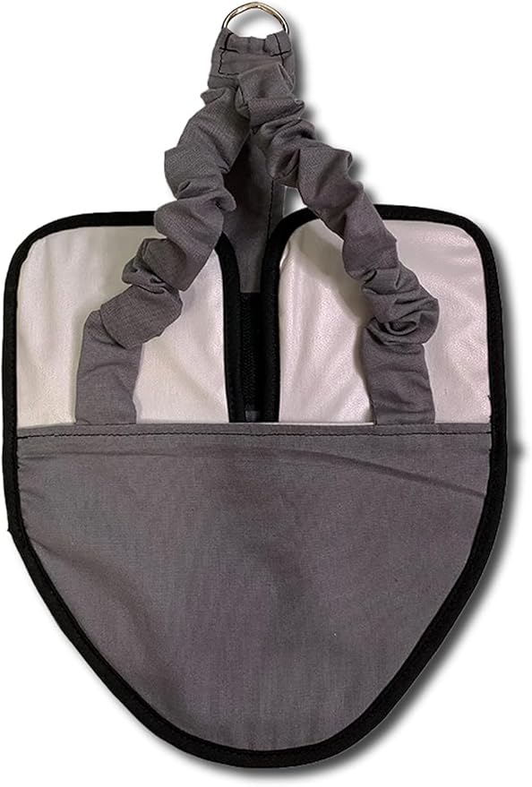 Hen Holster Premium Starter Kit - Bird Diaper, Wrap Around for Hens, Roosters, Ducks - Leak-Proof, Comfortable Bird Harness with Sewn-in Liner, Secure Hook & Loop Closure - Large, Gray