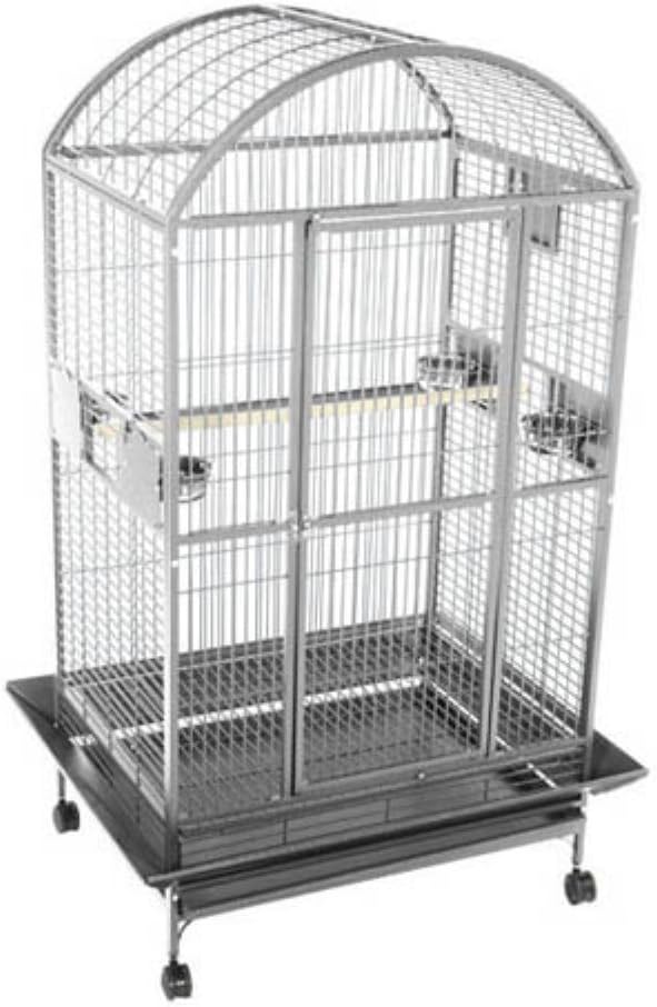 A&E Cage 9004030 Green Dome Top Bird Cage with 1" Bar Spacing, 40" x 30"