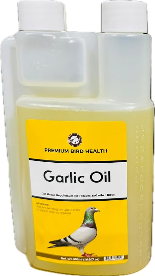 Garlic Oil Premium Quality Oil for Pigeons Aceite de AJO para Palomas 16oz