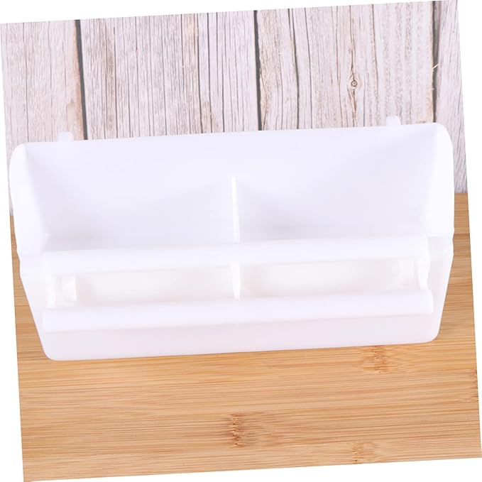 FRCOLOR 5pcs Parrot Feeding Case Plastic Bird Feeder Bowl Compact and Easy to Refill for Birds Crows and Reptiles Feeding Accessory