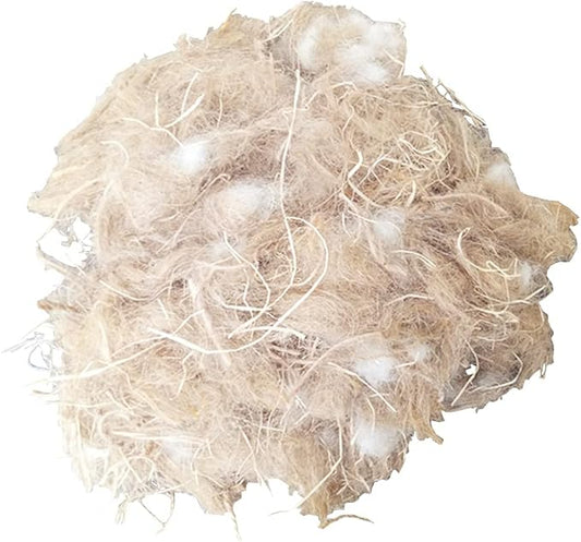 YJJKJ Natural Mixing Nesting Material Pads for Bird Nest, Bird Nest Material, Great for Nest Building and Hideouts, 40g/1.4 oz