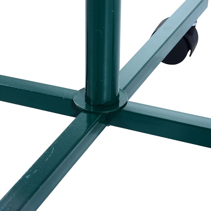 Pawhut 49" Bird Play Stand w/Wheels - Green