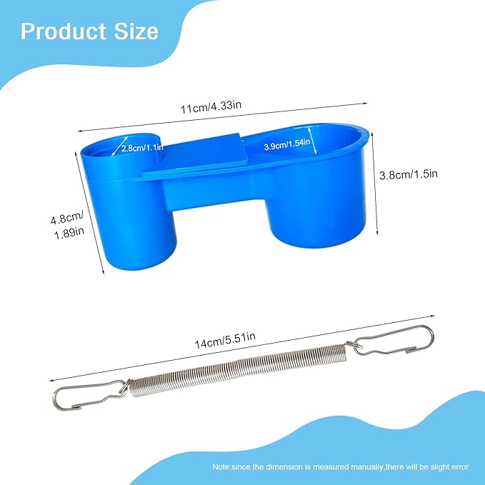 5 Pieces Automatic Bird Drinker Plastic Soda Bottle Cup Pigeon Water Guide Kit with Spring for Cage