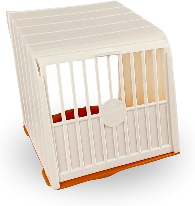 Bird nest breeding Box, Plastic nest Box with Sliding lid, nest Box for Cages. Cage Mounted Bird Nest House, Plastic Hanging Hut for Lady Gouldians, Goldfinches, Finches, Canaries and Exotic Birds