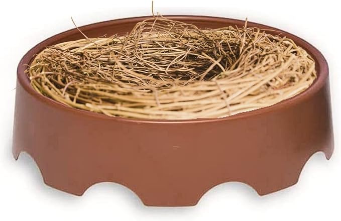 Racing Pigeon Nest Bowl,Plastic Bird Nest Bird Cage Breeding Hatching Nest for Pigeons, Doves,Quails and Small Birds,Pet Cage Supplies Nido para Palomas Mensajeras Buchones (4 Units)
