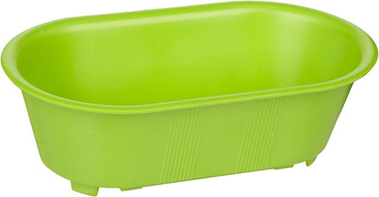 Penn-Plax Bird Bath with Mirror - Engaging Cage Accessory for Bathing, Play, and Feather Care - Easy to Clean & Install - Ideal for Parakeets, Canaries and Small Birds, 5.75 x 3.25 x 1.75 Inches