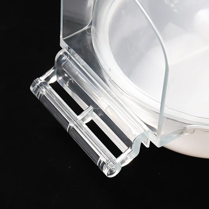 Pet Bird Bath Tub Screw On Parrot Bathtub Parrot Shower Box Parrot Bath Tub Transparent Bathing Tub for Cage