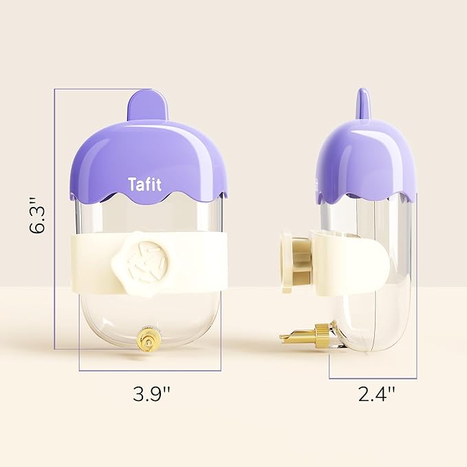 Leak-Proof & Chew-Proof Hanging Water Dispenser No Drip for Birds, Chinchillas, Guinea Pigs, Ferrets, Rats, Rabbits, Bunnies, Parrots, Squirrels, and Other Small Animals - Yellow, 12oz