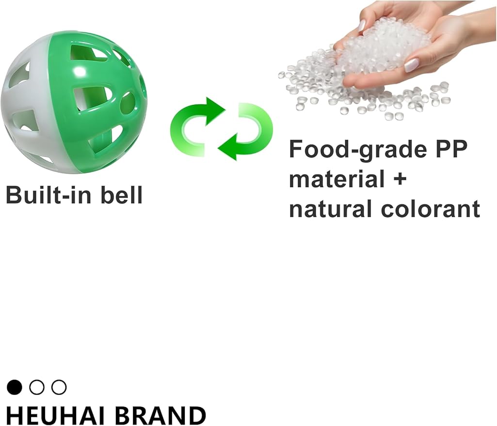 12 Pack Bird Toys, Interactive Bell Rattles and Bite Resistant Toys for Parrots, Parakeets and Small Birds